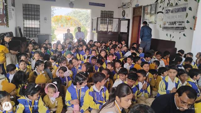 Sarswati pooja The Shape Internation School